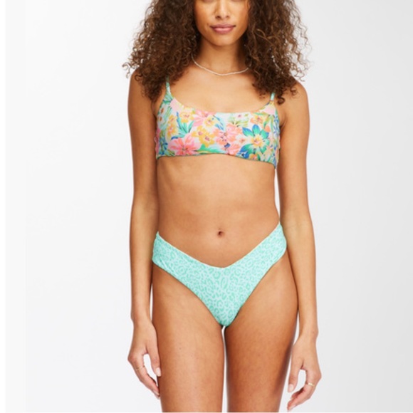 Billabong Sweet Tropics Reversible Fiji Cheeky Bikini Bottoms - Picture 8 of 16